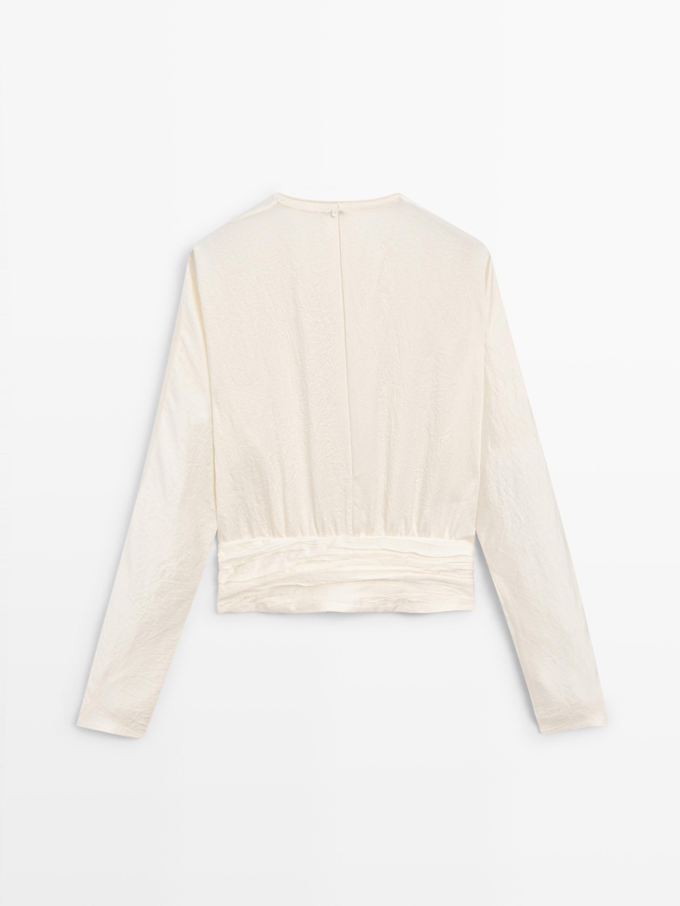 Blouse with gathered details - STUDIO